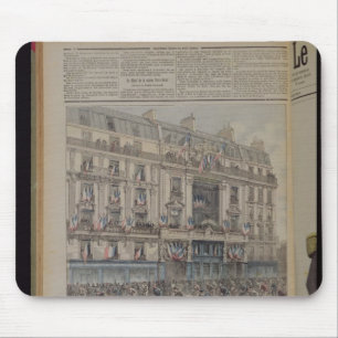 Mousepad O começo da raça de bicicleta de Paris-Bresta