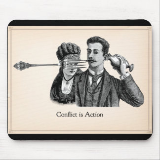 Mousepad O conflito da academia de Writewell é ação