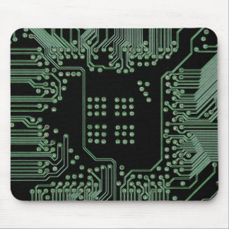 Mousepad O conselho de circuito verde