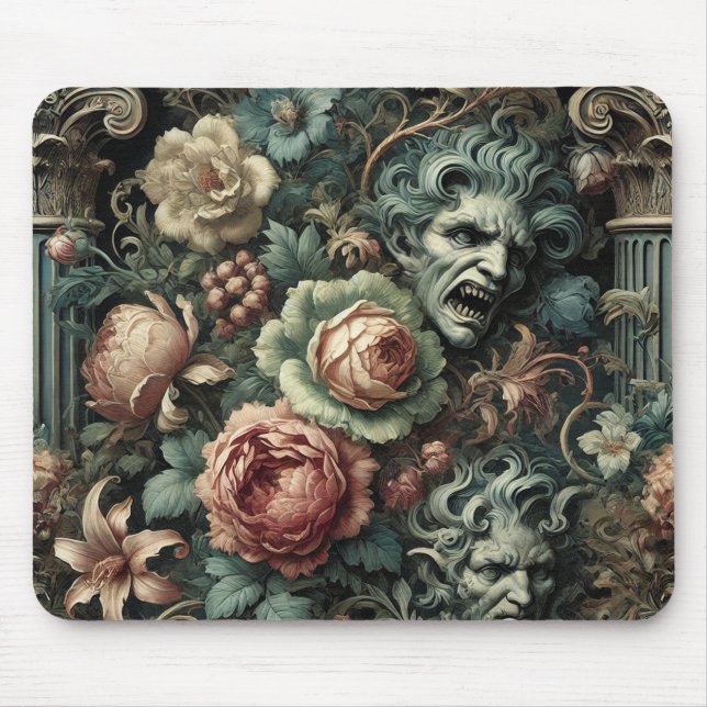 Mousepad ⚰️ O Conselho de Luto - Vitoriano Gótico (Frente)