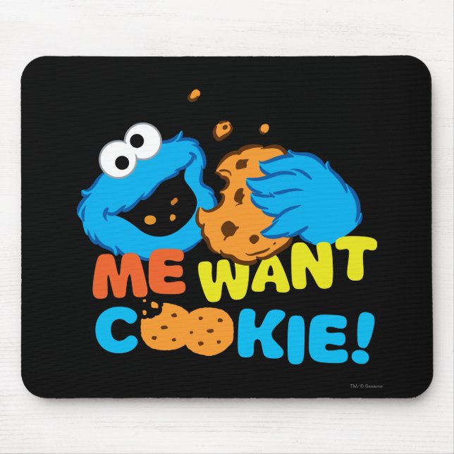 Mousepad O Cookie Quer Cookie (Frente)