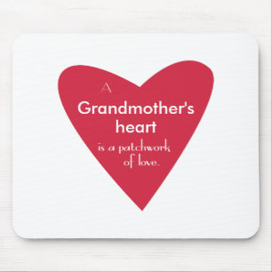 Mousepad O coração de uma avó