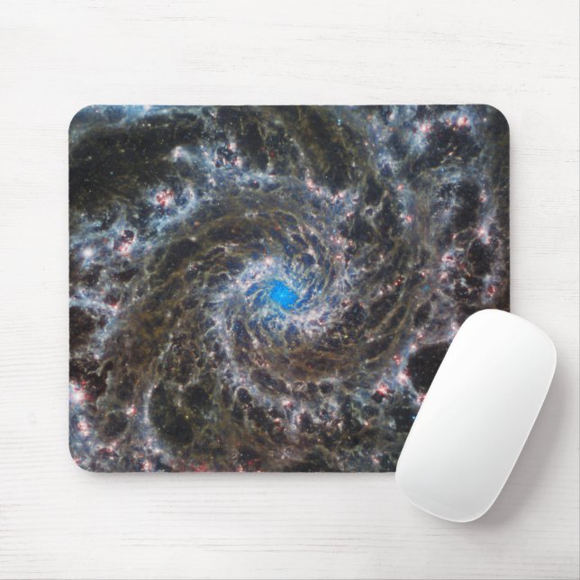 Mousepad O Coração Do Messier 74 (Com mouse)