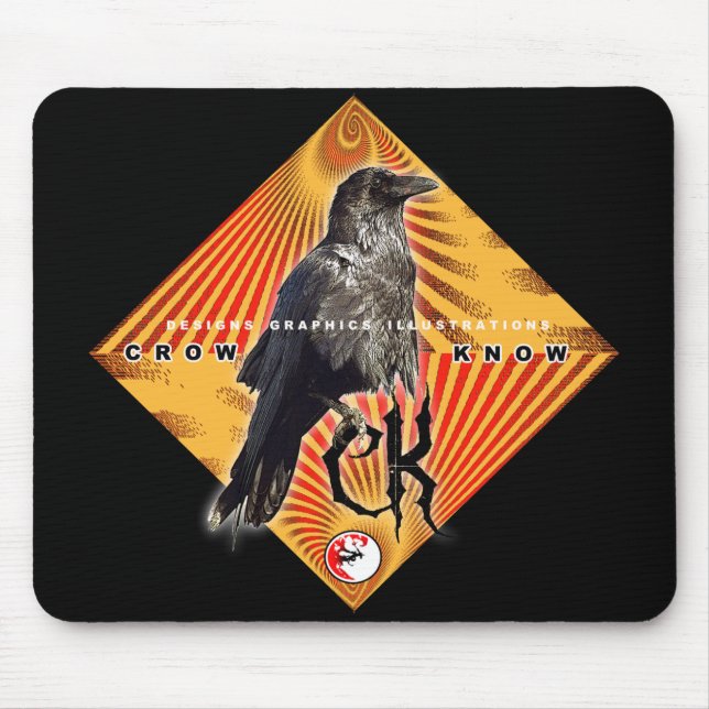 MOUSEPAD O CORVO SABE A PIRÂMIDE (Frente)