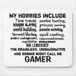 Mousepad O credo do Gamer final (branco)