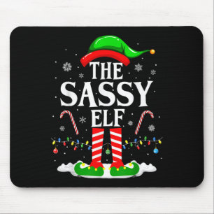 Mousepad O Cristo do Grupo Familiar Sy Elf Xmas Engraçado