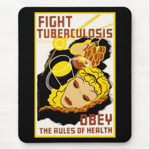 Mousepad O ~ da tuberculose da luta obedece as regras de