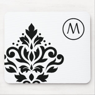 Mousepad O damasco do rolo deslocou I BW (inicial)