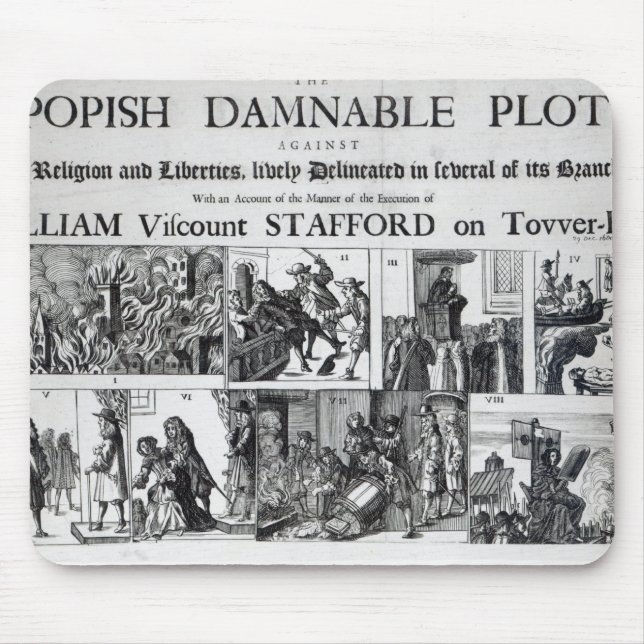 Mousepad O Damnable Popish (Frente)