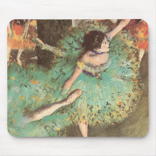 Mousepad O Dançarino Verde de Edgar Degas, Balé Antigo (Frente)