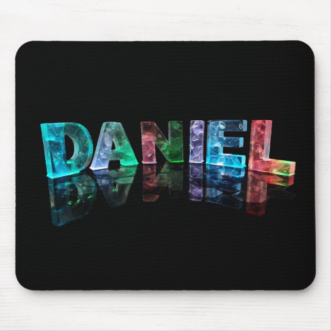 Mousepad O Daniel conhecido em 3D ilumina-se (a fotografia) (Frente)