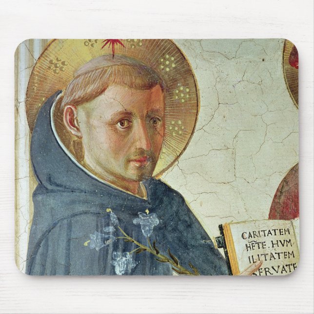 Mousepad O delle Ombre de Madonna, detalhe de St Dominic (Frente)