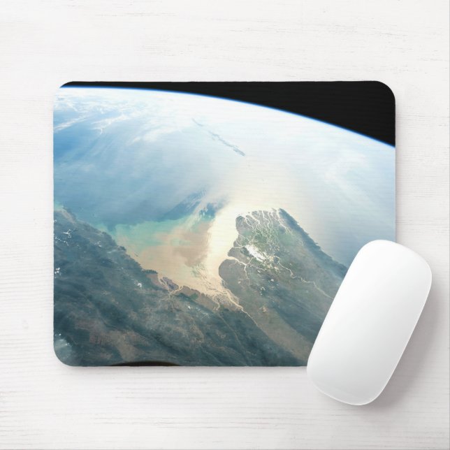 Mousepad O Delta Do Rio Irrawaddy Na Birmânia (Myanmar). (Com mouse)