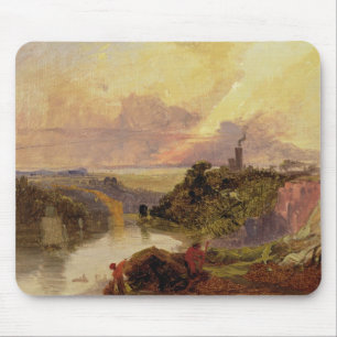 Mousepad O desfiladeiro de Avon no por do sol (óleo no