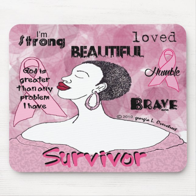 Mousepad O deus é maior do que todo o problema que eu tiver (Frente)