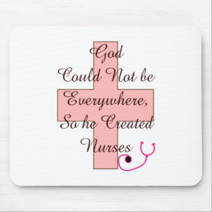 Mousepad O deus não poderia NUTRE em toda parte a cruz