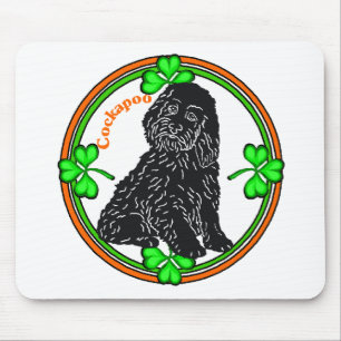 Mousepad O dia Cockapoo de St Patrick