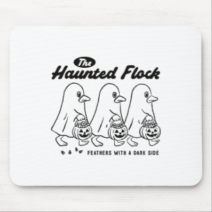 Mousepad O Dia de as Bruxas engraçado dos Patos Fantasmas d