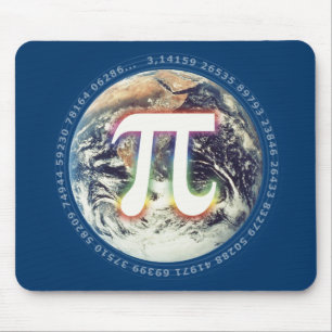 Mousepad O dia do Pi na terra comemora a matemática