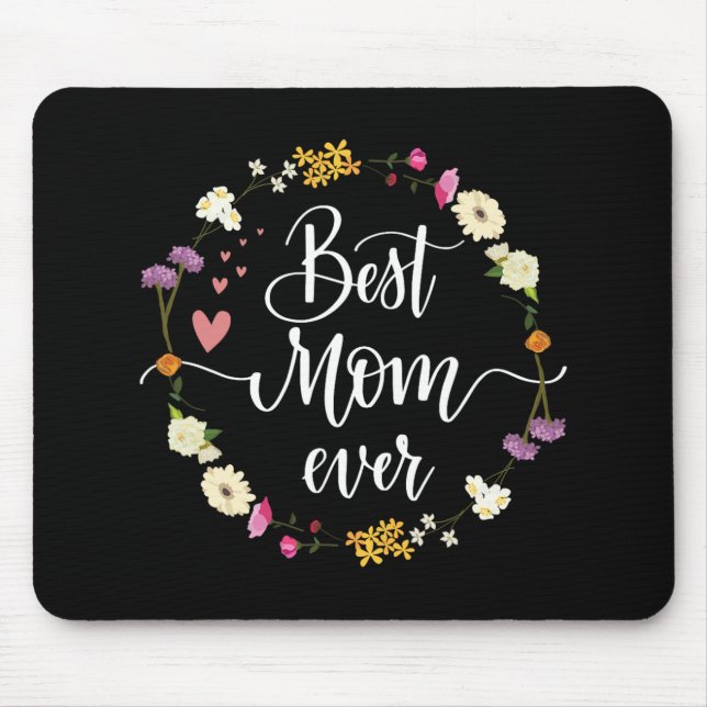 Mousepad O Dia Melhor Que A Mãe Já Deu Presentes Da Filha F (Frente)