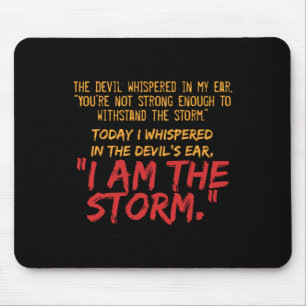 Mousepad O Diabo Assaltou Na Minha Citação Do Diabo