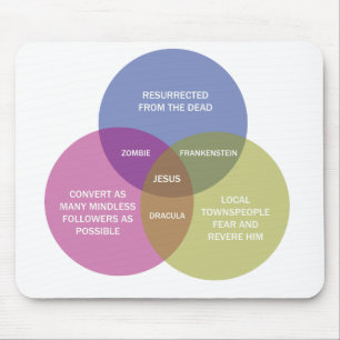 Mousepad O diagrama imaculado de Venn