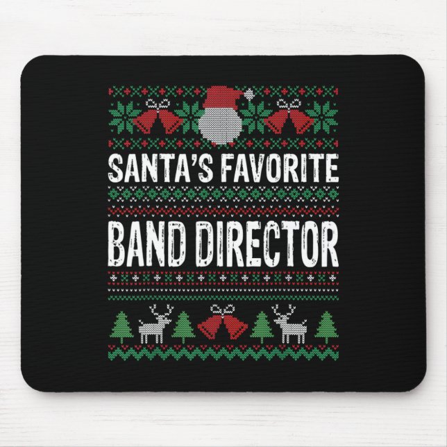 Mousepad O diretor favorito do Papai Noel Nd Natal feio eng (Frente)
