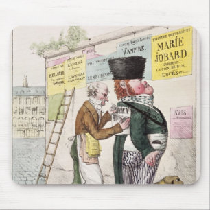 Mousepad O divertimento de uma etiqueta de Bill, 1820
