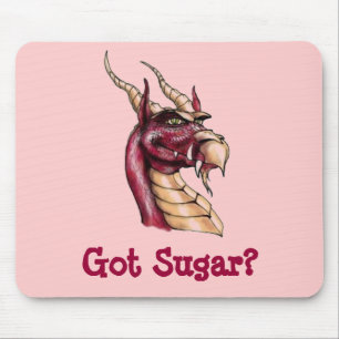 Mousepad O dragão Thaddeus Osbert obteve o açúcar