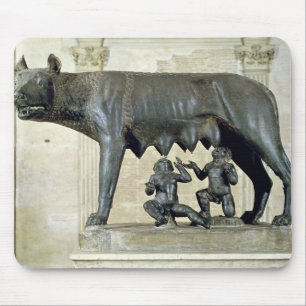 Mousepad O Ela-Lobo de Capitoline