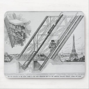 Mousepad O elevador de Otis na torre Eiffel