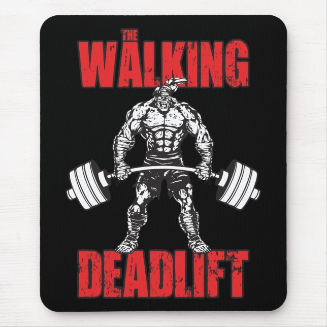 Mousepad O Empilhador Andando - Workout Zombie (Frente)