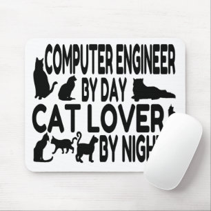Mousepad O Engenheiro De Computador Adora Gatos