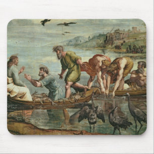 Mousepad O esboço miraculoso dos peixes (desenhos animados