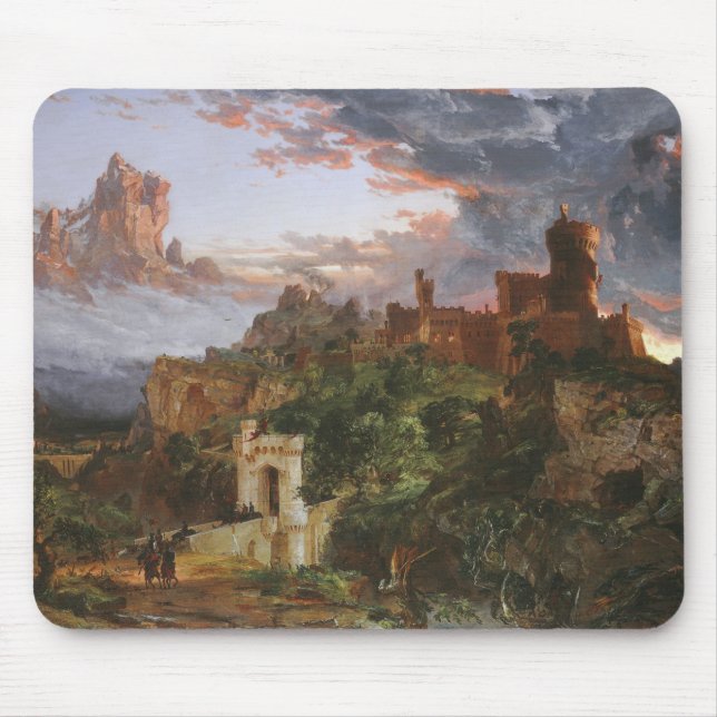 Mousepad O Espírito da Guerra (Batalha num Castelo Medieval (Frente)