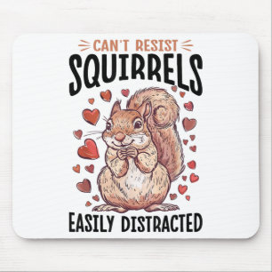 Mousepad O Esquilo Engraçado não resiste aos esquilos, Easi
