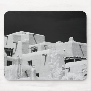Mousepad O estilo Pueblo adobe Inn em Loretto, Papais noeis