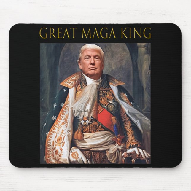 Mousepad O Excelente Maga King Divertido Trump Ultra Maga K (Frente)