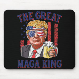 Mousepad O Excelente Maga King é um trunfo da cerveja ameri