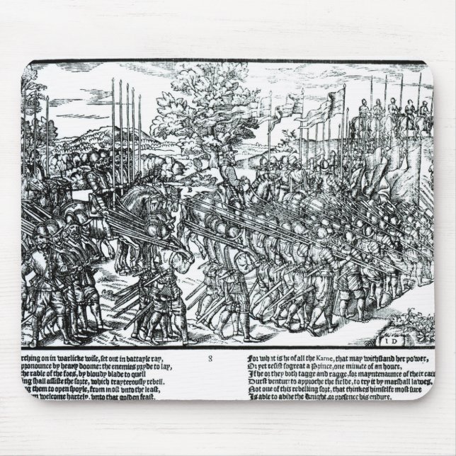 Mousepad O exército inglês que marcha com senhor Henry (Frente)