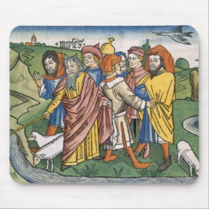 Mousepad O êxodo 17 1-7 Moses faz o volume de água do