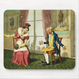 Mousepad O Expostulation, bar. por G. Humphrey, 1821 (colo