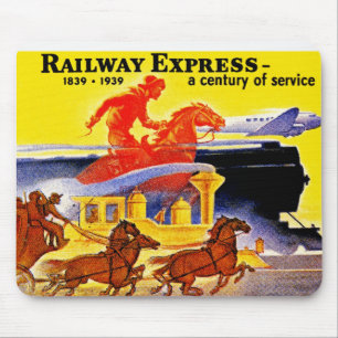 Mousepad O expresso ferroviário é um século de serviço