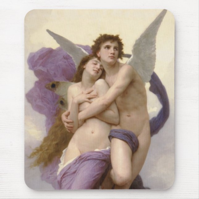 Mousepad O êxtase da psique por William Bouguereau (Frente)