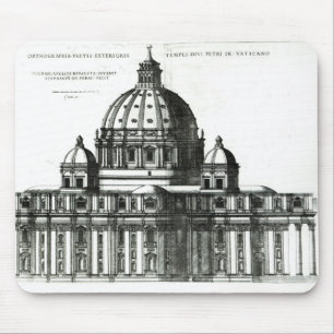 Mousepad O exterior da basílica de St Peter em Roma