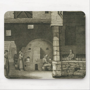 Mousepad O fabricante da garrafa de vidro, das artes do