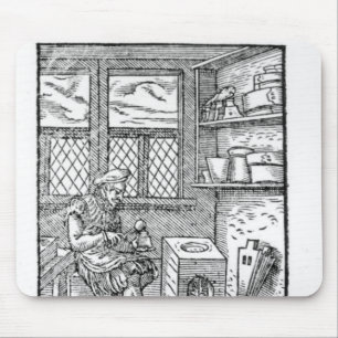 Mousepad O fabricante da placa da letra
