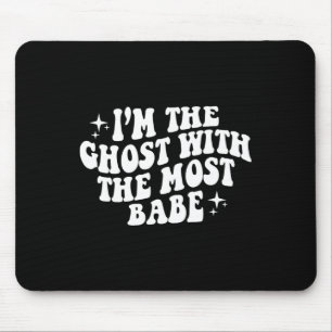 Mousepad O Fantasma Com O Cavalo Dia de as Bruxas engraçado