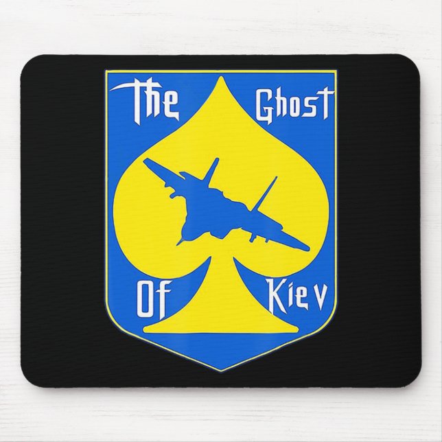 Mousepad O Fantasma De Kiev I Com A Ucrânia E A Ucrânia (Frente)