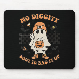Mousepad O Fantasma do Halloween Sem Diggalidade, Sem Bater